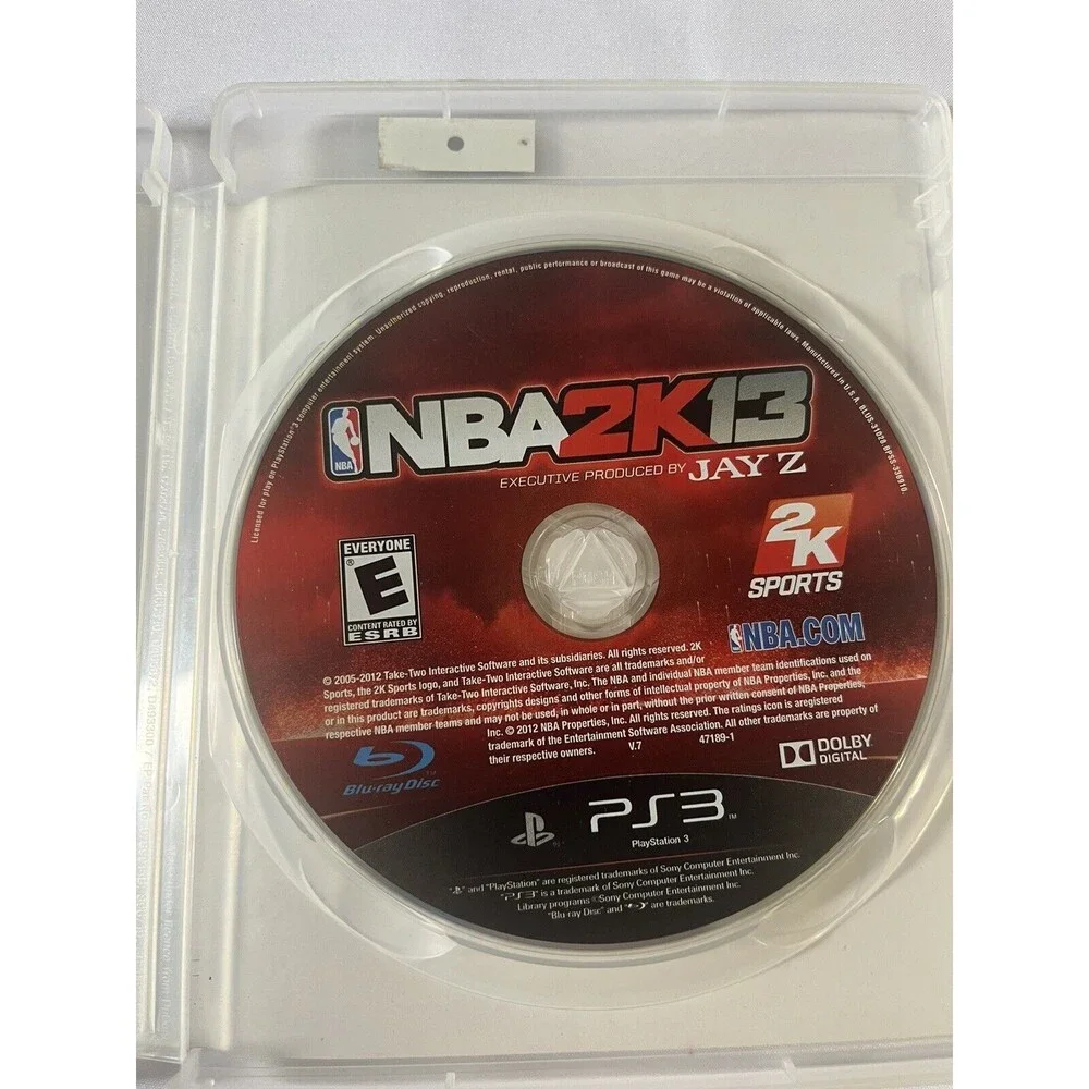 NBA 2K13 (PS3, PlayStation 3, 2012) Tested Griffin, Durant, Rose Cover